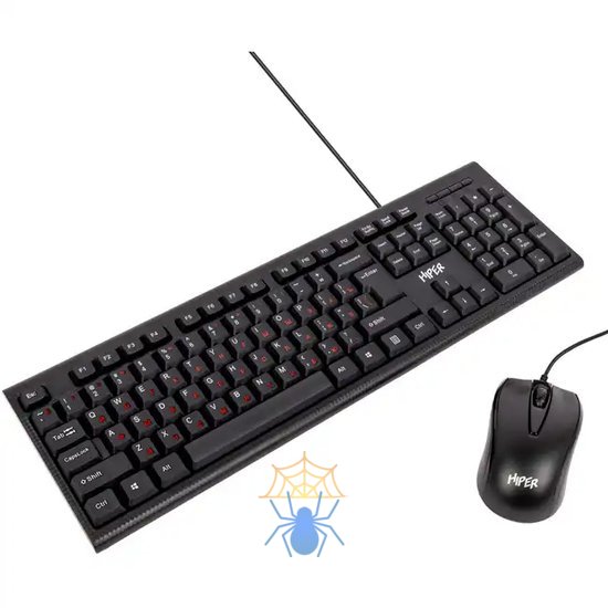 Клавиатура+мышь HIPER WIRED SET KEYBOARD/MOUSE HOS-211 BLACK фото 2