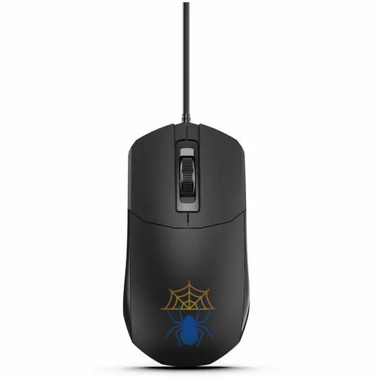 Мышь HIPER WIRED MOUSE OM-1900, USB, 1000dpi, 3but, 1.5m, black фото