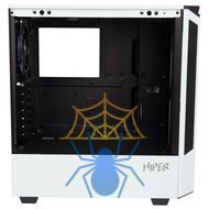 Корпус Hiper PW81 белый без БП ATX 4x120mm 2xUSB2.0 2xUSB3.0 audio bott PSU фото 5