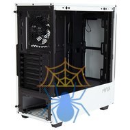 Корпус Hiper PW81 белый без БП ATX 4x120mm 2xUSB2.0 2xUSB3.0 audio bott PSU фото 6