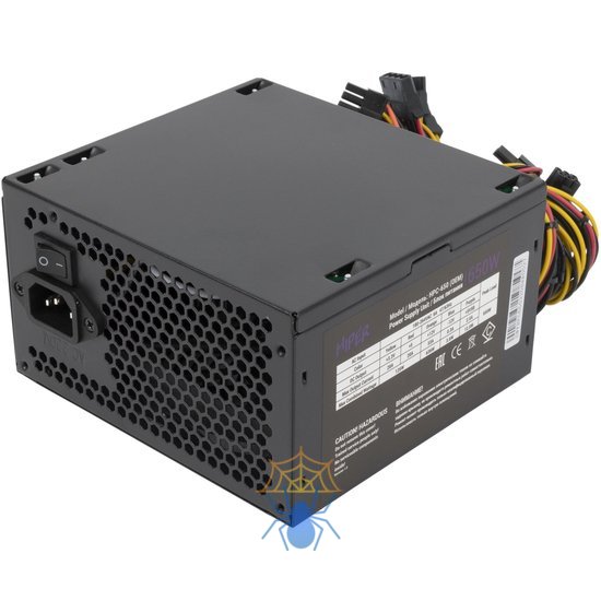 Блок питания Hiper ATX 650W HPC-650 80+ (20+4pin) APFC 120mm fan 5xSATA фото 4