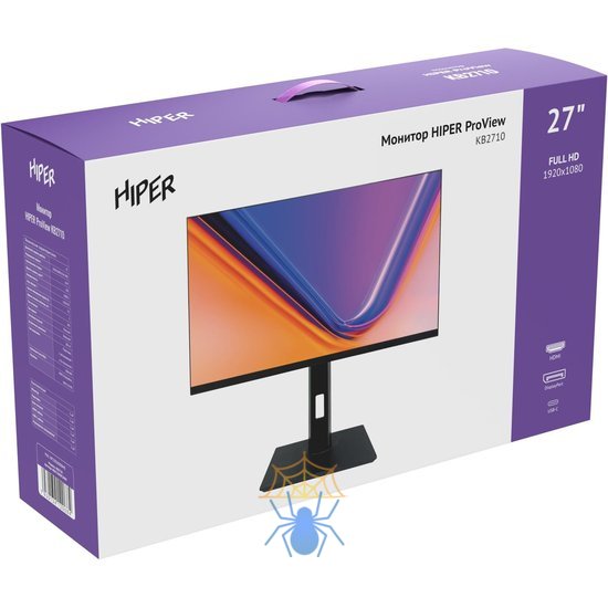 Монитор Hiper 27" ProView KB2710 черный IPS LED 5ms 16:9 HDMI M/M матовая HAS Piv 250cd 178гр/178гр 1920x1080 75Hz FreeSync DP FHD USB 4.5кг фото 19