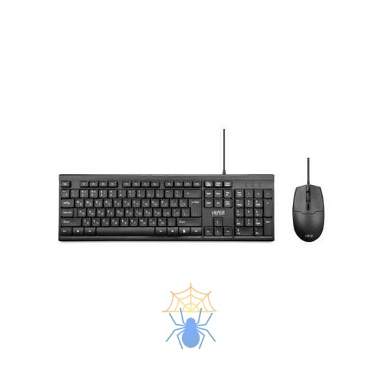 Клавиатура+мышь HIPER WIRED SET KEYBOARD/MOUSE OS-1000 BLACK фото