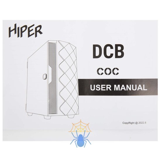 Корпус Hiper DCB черный без БП ATX 5x120mm 5x140mm 1xUSB2.0 1xUSB3.0 audio bott PSU фото 16