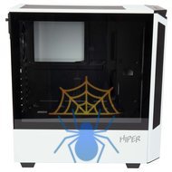 Корпус Hiper PW81 белый без БП ATX 4x120mm 2xUSB2.0 2xUSB3.0 audio bott PSU фото 3