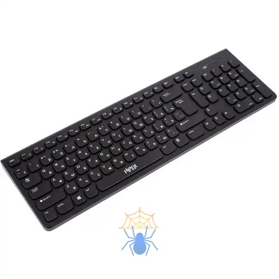 Клавиатура HIPER WIRELESS KEYBOARD HOKW-111, black фото 3