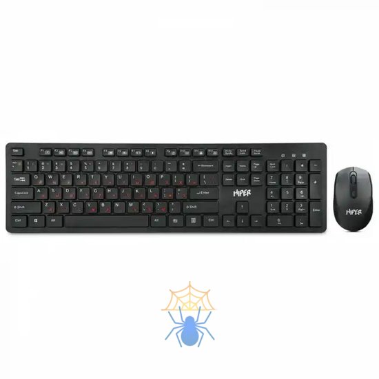 Клавиатура+мышь HIPER WIRELESS SET KEYBOARD/MOUSE OSW-3000 BLACK фото