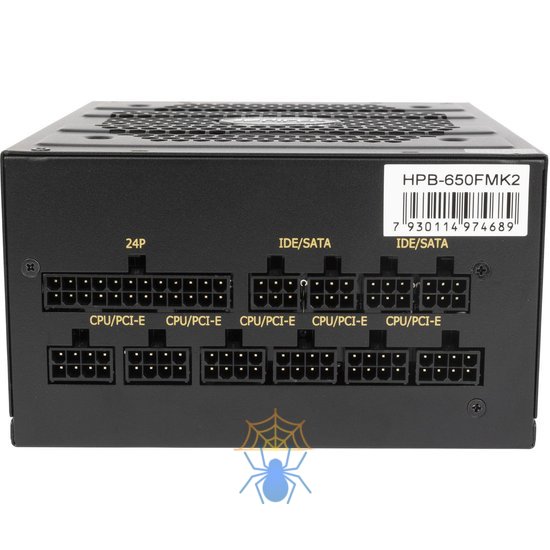 Блок питания Hiper ATX 650W HPB-650FMK2 80+ gold (20+4pin) APFC 120mm fan 6xSATA Cab Manag RTL фото 10