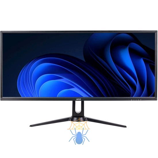 Монитор Hiper 34" Gaming M34UPA черный IPS LED 1ms 21:9 HDMI M/M матовая HAS Piv 300cd 178гр/178гр 3440x1440 144Hz FreeSync DP 2K USB 7.4кг фото