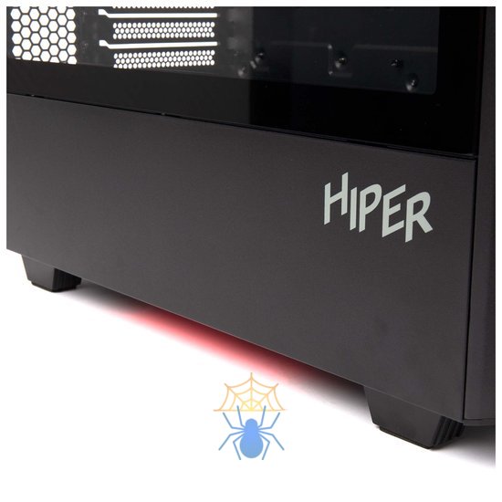 Корпус Hiper PB81 черный без БП ATX 4x120mm 2xUSB2.0 2xUSB3.0 audio bott PSU фото 22