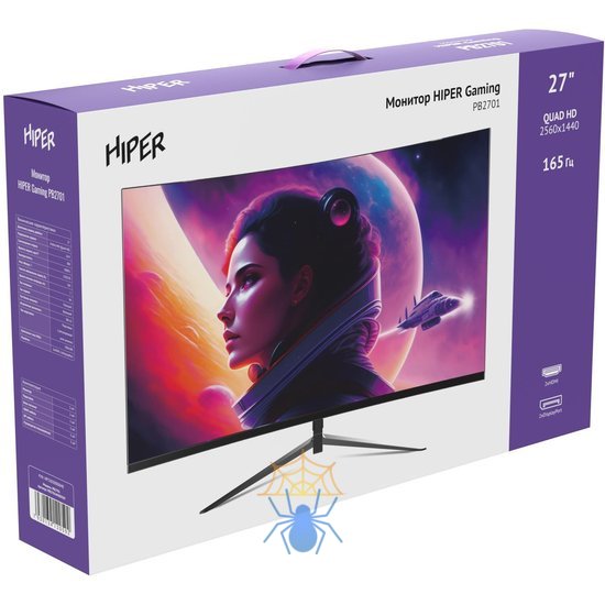 Монитор Hiper 27" Gaming PB2701 черный VA LED 1ms 16:9 HDMI M/M матовая 300cd 178гр/178гр 2560x1440 165Hz FreeSync DP Quad HD 2K (1440p) 3.6кг фото 20