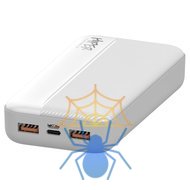 Мобильный аккумулятор Hiper SM20000 20000mAh 12W 2.4A 2xUSB-A/USB-C белый (SM20000 WHITE) фото 3