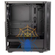 Корпус Hiper BH33 черный без БП ATX 3x120mm 2x140mm 1xUSB2.0 1xUSB3.0 audio bott PSU фото 3