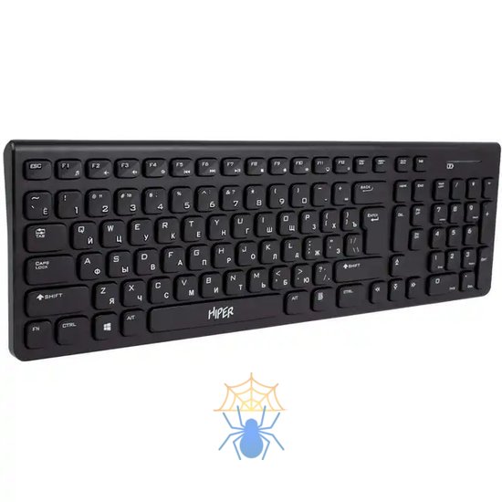 Клавиатура HIPER WIRELESS KEYBOARD HOKW-111, black фото 2