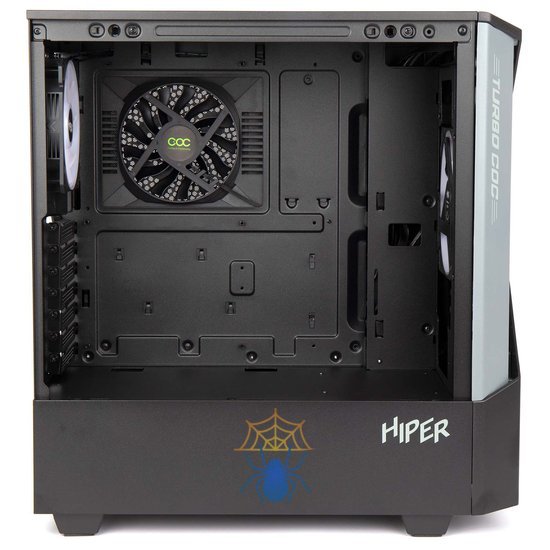 Корпус Hiper CC BG черный без БП ATX 1x120mm 3x140mm 2xUSB3.0 audio bott PSU фото 6