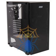 Корпус Hiper BH33 черный без БП ATX 3x120mm 2x140mm 1xUSB2.0 1xUSB3.0 audio bott PSU фото 2