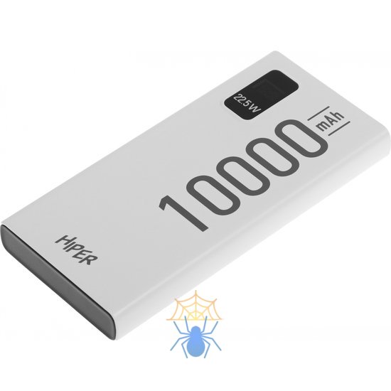 Мобильный аккумулятор Hiper EP 10000mAh QC/PD 22.5W 5A 2xUSB-A/USB-C белый (EP 10000 WHITE) фото 2