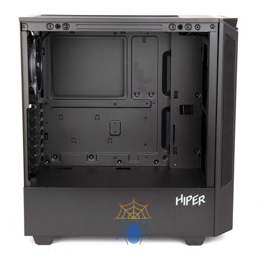 Корпус Hiper PB81 черный без БП ATX 4x120mm 2xUSB2.0 2xUSB3.0 audio bott PSU фото 6