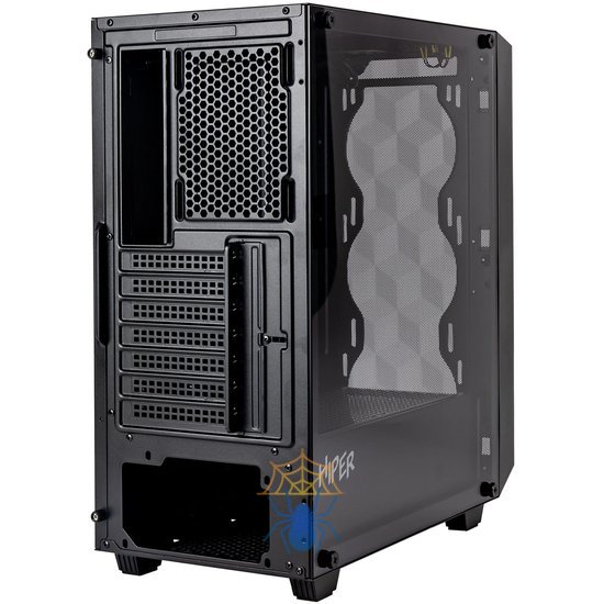 Корпус Hiper BH34-1 черный без БП ATX 5x120mm 2x140mm 2x200mm 1xUSB3.0 audio bott PSU фото 6