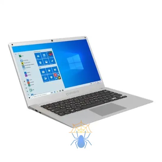 Ноутбук IRBIS NB244, 14" (1920x1080IPS), Intel Celeron N3350 2x2,4Ghz, 4096MB, 64GB, cam 0,3MPx, Wi-Fi,  jack 3.5, 5000 mAh, Metal, Silver, Win10 фото