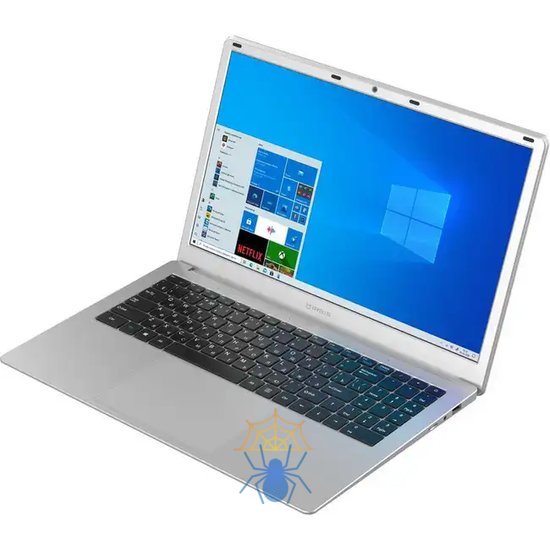 Ноутбук IRBIS NB249 Intel Pentium J3710 2.64GHz 15.6"LCD 1920*1080 FHD IPS , 4GB +128GB EMMC, Front camera:0.3mp, 4000mha battery, plastic case silver, Windows 10 Pro фото 2