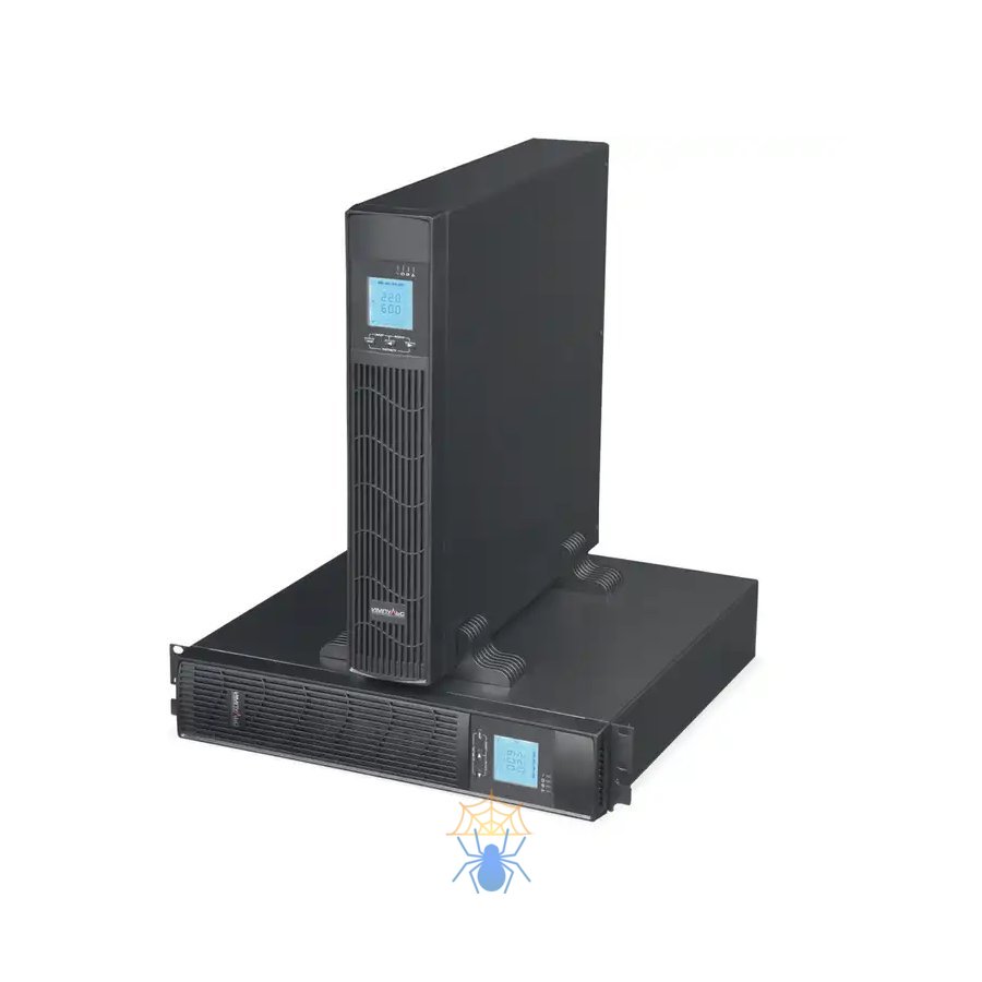 Источник бесперебойного питания IRBIS UPS Online  3000VA/2700W, LCD,  8xC13 outlets, USB, RS232, SNMP Slot, Rack mount/Tower фото