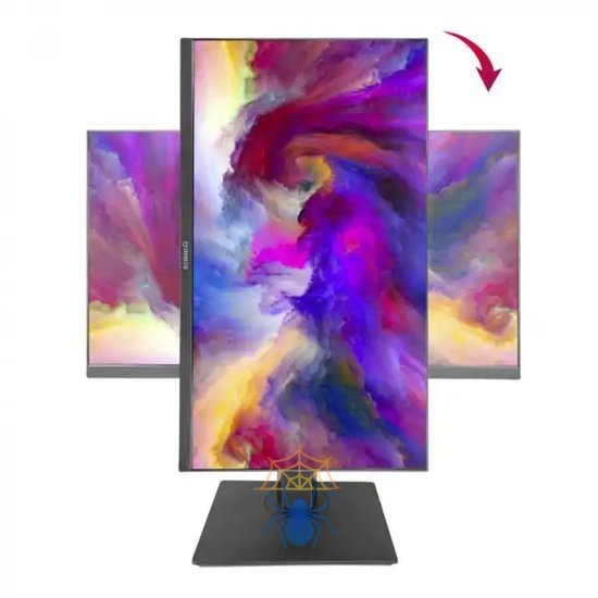 Монитор IRBIS SMARTVIEW 24 23.8'' LED Monitor 1920x1080 16:9 IPS 250 cd/m2 1000:1 3ms 178°/178° VGA HDMI DP USB Audio out 75Hz Tilt Height Swivel Pivot Camera 5mp Speak внутр. бп Black 3y (China) фото 2