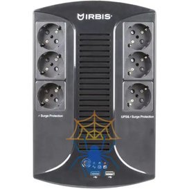 Источник бесперебойного питания IRBIS UPS Personal plus  800VA/480W, AVR, 6xSchuko outlets(6 w battery support), 1 years warranty фото