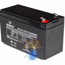 IRBIS VRLA-AGM battery general purpose BLP12-7,2, 12V/7,2AH, F2 terminal фото