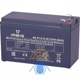 IRBIS VRLA-AGM battery general purpose BLP12-9.0, 12V/9,0AH, F2 terminal фото