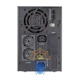 Источник бесперебойного питания IRBIS UPS Optimal  1500VA/1200W, Line-Interactive, LCD, 2xSchuko outlets, 1xC13 outlet, USB, SNMP Slot, Tower, 2 year warranty фото 2