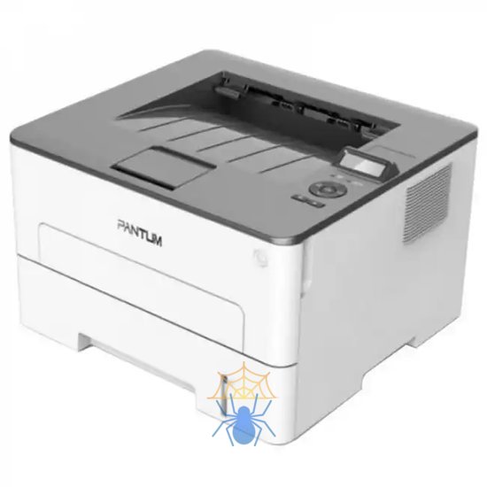 Лазерный монохромный принтер Pantum P3308DN, Printer, Mono laser, А4, 33 ppm (max 60000 p/mon), 350 MHz, 1200x1200 dpi, 256 MB RAM, PCL/PS, Duplex, paper tray 250 pages, USB, LAN, start. cartridge 6000 pages фото