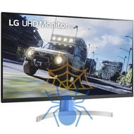 Монитор LG 31.5" 32UN500-W VA LED 4K, 3840x2160, 4ms, 360cd/m2, 3000:1, Mega DCR, 178°/178°, 2*HDMI, DP, HDR10, 60Hz, AMD FreeSync, Pivot, Tilt, VESA, Black-Silver-White 2 years фото 2