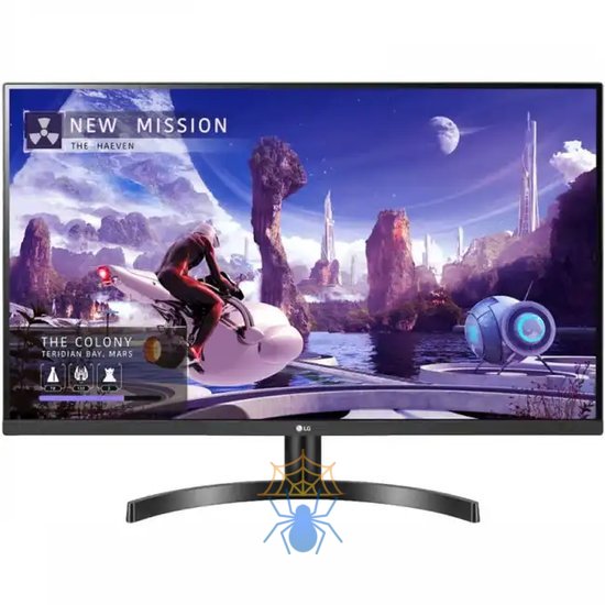 Монитор LG 31.5" 32QN600-B черный IPS LED 16:9 HDMI матовая 1000:1 350cd 178гр/178гр 2560x1440 75Hz DP 2K 7.2кг фото