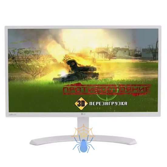 LG 27" 27MP58VQ-W IPS LED, 1920x1080, 5ms, 250cd/m2, 10Mln:1, 178°/178°, D-Sub, DVI, HDMI, Headphone Out, White фото