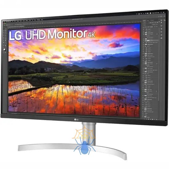 Монитор LG 31.5" 32UN650-W белый IPS LED 16:9 HDMI M/M матовая HAS 350cd 178гр/178гр 3840x2160 60Hz DP 4K 8.2кг фото 3