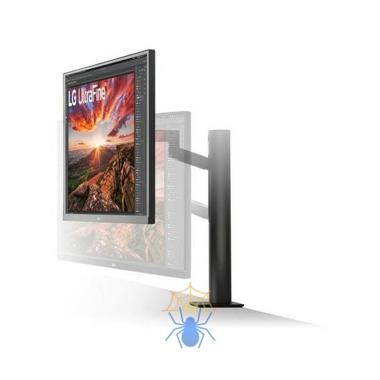 Монитор LCD 27'' [16:9] 3840x2160(UHD 4K) IPS, nonGLARE, 400cd/m2, H178°/V178°, 1000:1, Mega, 1,07 миллиардов цветов, 5ms, 2xHDMI, DP, USB-Hub, Height adj, Pivot, Tilt, Swivel, Speakers, 2Y, Black фото 4