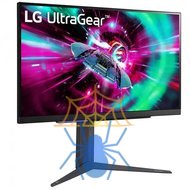 Монитор LG 27" UltraGear 27GR93U-B черный IPS LED 16:9 HDMI матовая HAS 320cd 178гр/178гр 3840x2160 144Hz G-Sync FreeSync Premium DP UHD USB 6.4кг фото 2