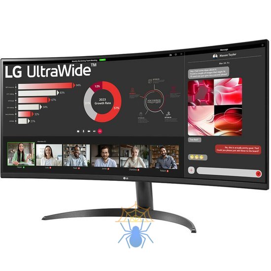 Монитор LG LCD 34WR50QC-B фото 2