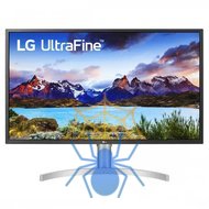 Монитор жидкокристаллический LG Монитор LCD 32'' [16:9] 3840x2160(UHD 4K) VA, nonGLARE, 400cd/m2, H178°/V178°, 3000:1, 1.07B, 4ms, 2xHDMI, DP, USB-Hub, Height adj, Tilt, Speakers, 2Y, Silver фото 2