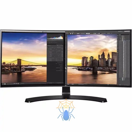 Монитор жидкокристаллический LG Монитор LCD 34'' [21:9] 3440x1440(UWQHD) IPS, nonGLARE, 300cd/m2, H178°/V178°, 1000:1, 5ms, 2xHDMI, DP, USB-Hub, Height adj, Tilt, HAS, Speakers, Audio out, 2Y, Black фото