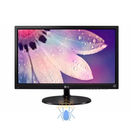 Монитор жидкокристаллический LG Монитор LCD 18.5'' [16:9] 1366х768(WXGA) TN, GLARE, 200cd/m2, H90°/V65°, 5М:1, 5ms, VGA, Tilt, 2Y, Black фото