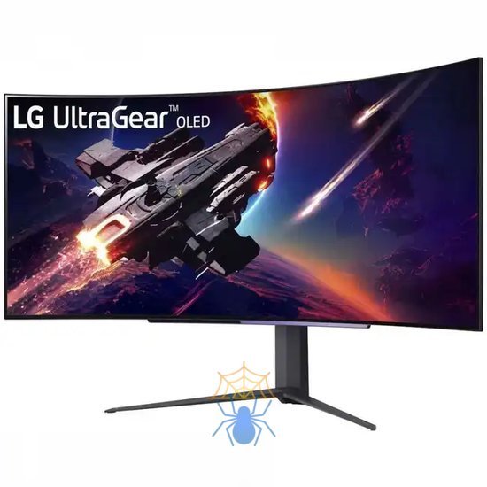 Монитор LG 44.5" (113.03см) UltraGear 45GR95QE-B черный OLED LED 21:9 HDMI матовая HAS Piv 1500000:1 1000cd 178гр/178гр 3440x1440 240Hz G-Sync FreeSync Premium DP SPDIF WQ USB 10.9кг фото 3