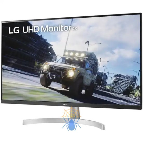 Монитор LG 31.5" 32UN500-W VA LED 4K, 3840x2160, 4ms, 360cd/m2, 3000:1, Mega DCR, 178°/178°, 2*HDMI, DP, HDR10, 60Hz, AMD FreeSync, Pivot, Tilt, VESA, Black-Silver-White 2 years фото 3