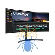 Монитор LG 38" 38WN75C-B IPS LED изогнутый, 3840x1600, 5ms, 178°/178°, 300cd/m2, 1000:1, 2*HDMI, DP, 75Hz, HDR10, HAS, Black фото