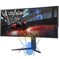 Монитор LCD 95,2 cm (37.5") [16:9] 3840x1600(UW4K) IPS, Curved, nonGLARE, 450 cd/m?, H178°/V178°, 1000:1, 1.07B, 1ms, 2xHDMI, DP, USB-C, USB-Hub, Height adj, Tilt, Speakers, 2Y, Black фото 4