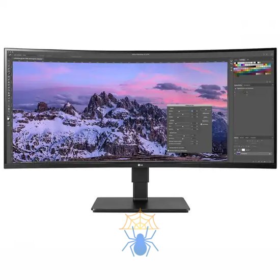 Монитор LG 35" UltraWide 35BN77C-B черный VA LED 21:9 HDMI M/M матовая HAS Piv 300cd 178гр/178гр 3440x1440 100Hz FreeSync DP 2K USB 8.3кг фото 2