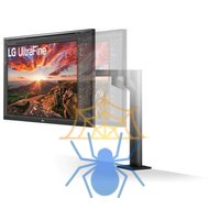 Монитор LCD 27'' [16:9] 3840x2160(UHD 4K) IPS, nonGLARE, 400cd/m2, H178°/V178°, 1000:1, Mega, 1,07 миллиардов цветов, 5ms, 2xHDMI, DP, USB-Hub, Height adj, Pivot, Tilt, Swivel, Speakers, 2Y, Black фото 3