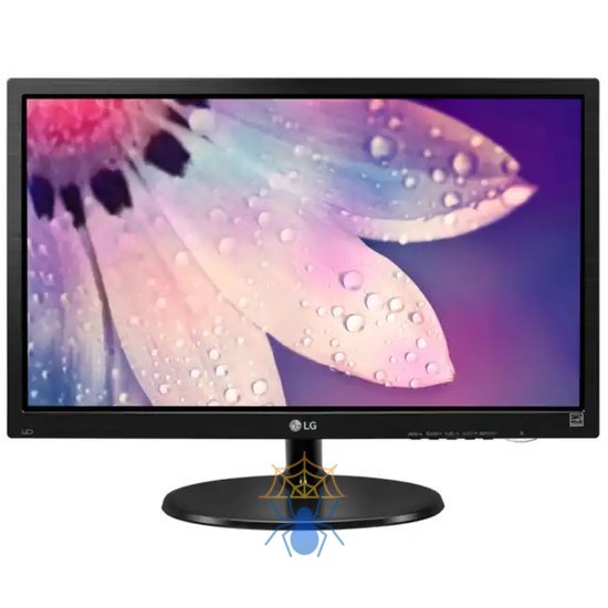 Монитор жидкокристаллический LG Монитор LCD 19,5'' [16:9] 1600х900 TN, nonGLARE, nonTOUCH, 200cd/m2, H90°/V65°, 600:1, 5М:1, 5ms, VGA, 2Y, Black фото