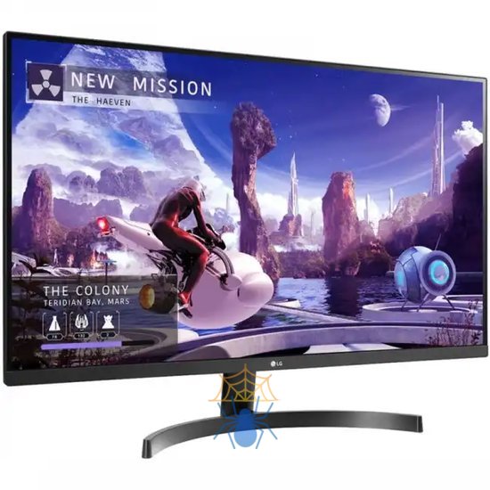 Монитор LG 31.5" 32QN600-B черный IPS LED 16:9 HDMI матовая 1000:1 350cd 178гр/178гр 2560x1440 75Hz DP 2K 7.2кг фото 2